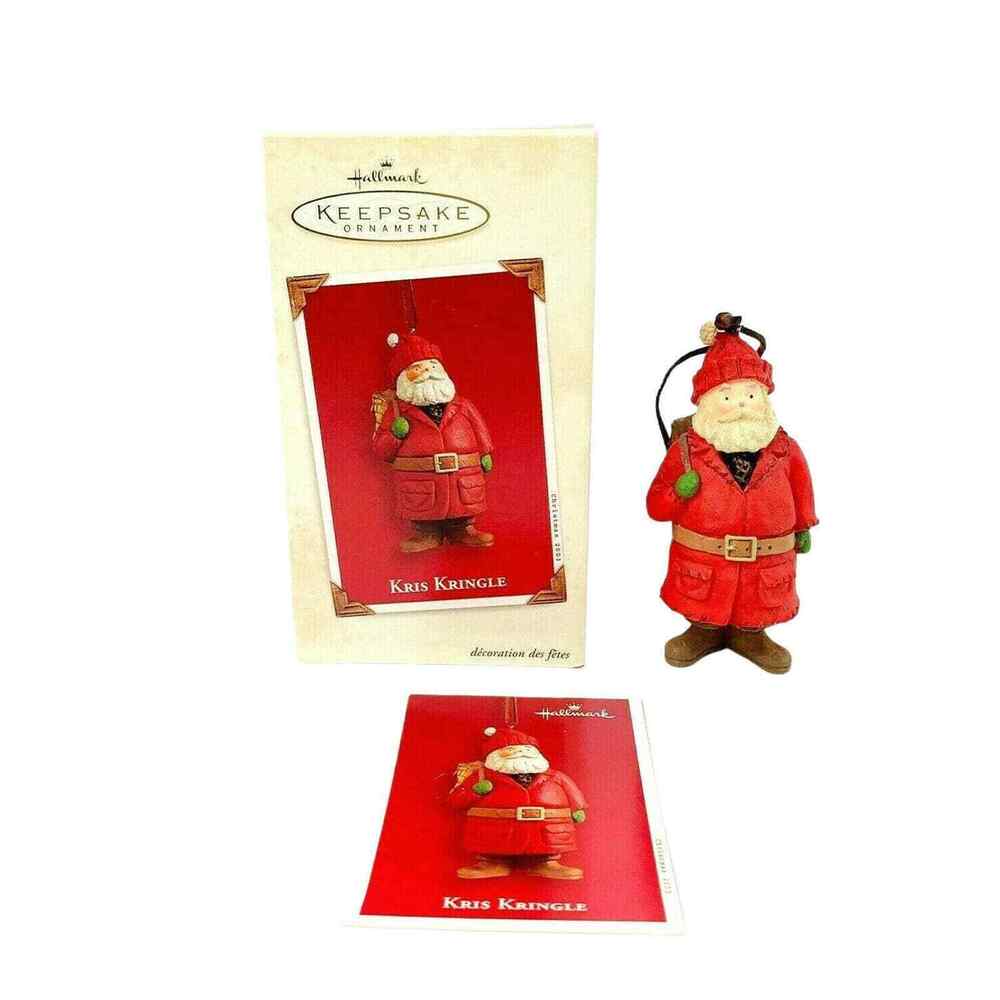 HALLMARK Keepsake Kris Kringle Santa Claus Ornament 2003 Vintage Christmas Box
